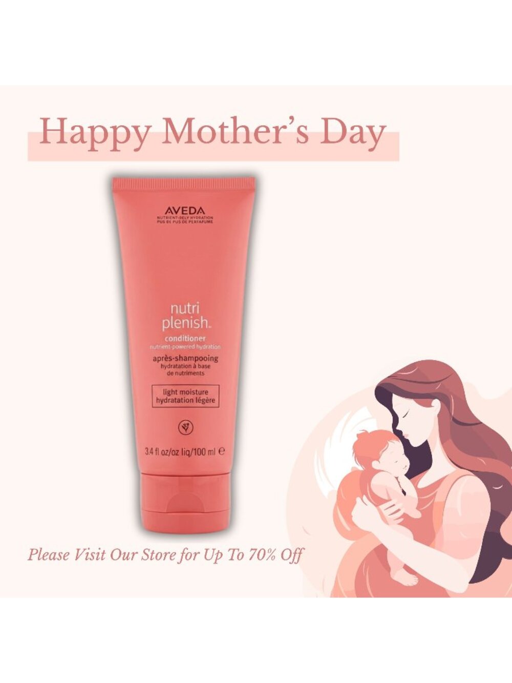 Aveda Nutriplenish Conditioner apres shampooing 3.4 oz